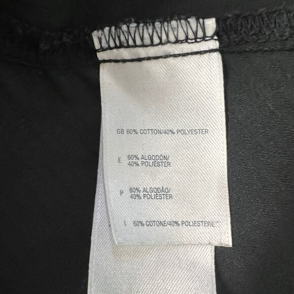 The North Face 1/2 Button Long Sleeve Black Top Size Large - Picture 11 of 13